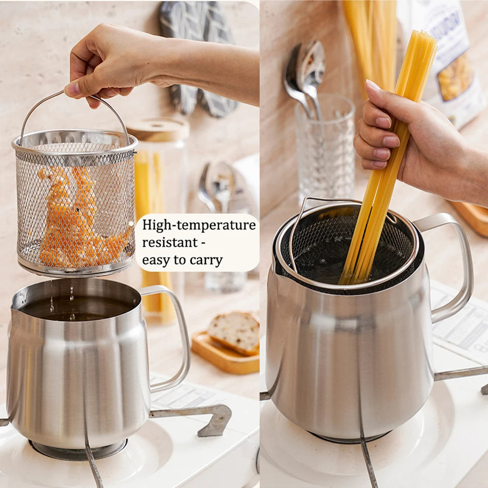 Frying Pot with basket