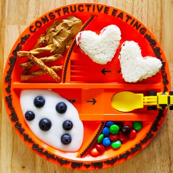 Construction Eating Tableware Set For Kids