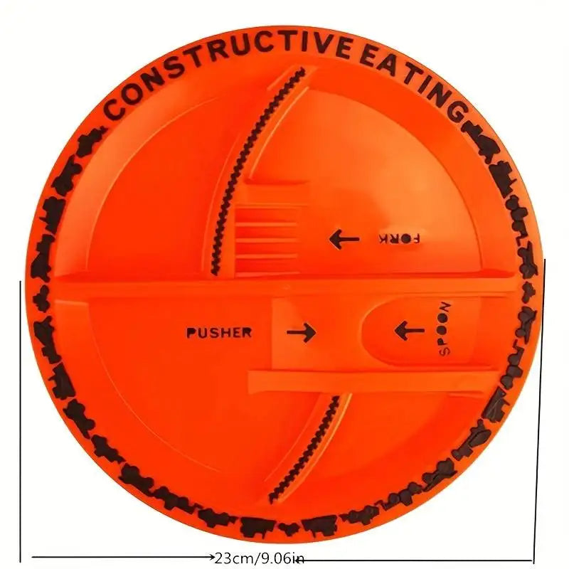 Construction Eating Tableware Set For Kids