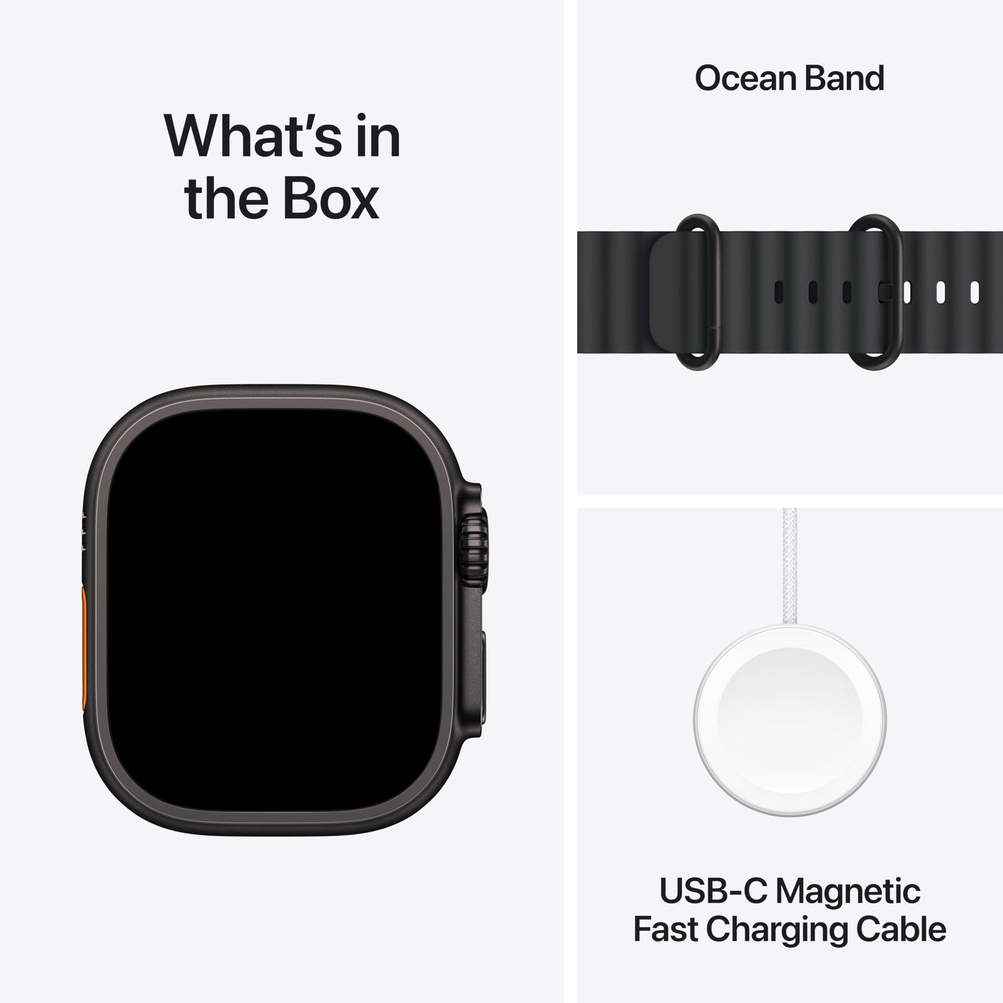 Apple Watch Ultra 3 [GPS + Cellular 49mm] Running & Multisport Smartwatch w/Rugged Titanium Case w/Black Ocean Band. Satellite Communications, Advanced Health & Fitness Tracking